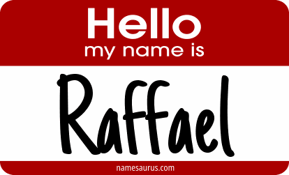 Hello my name is Raffael png download