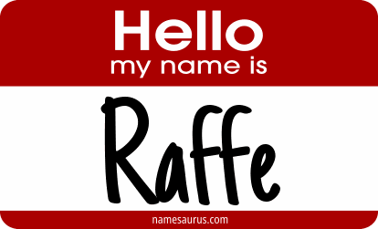 Hello my name is Raffe png download
