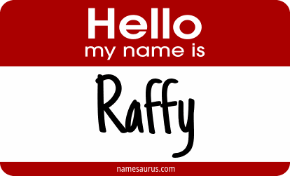 Hello my name is Raffy png download
