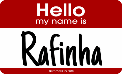 Hello my name is Rafinha png download