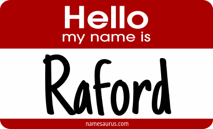 Hello my name is Raford png download