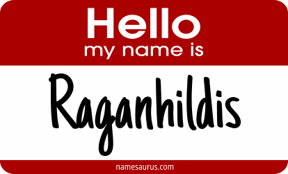 Hello my name is Raganhildis png download