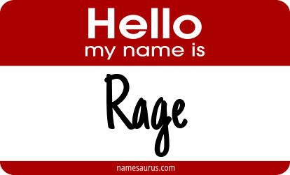 Hello my name is Rage png download