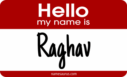 Hello my name is Raghav png download