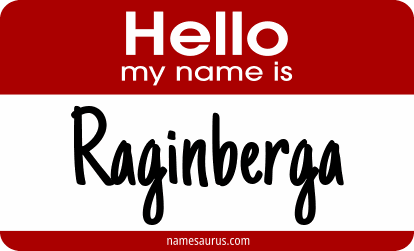 Hello my name is Raginberga png download