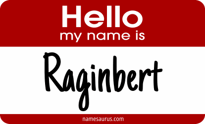 Hello my name is Raginbert png download