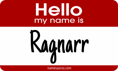 Hello my name is Ragnarr png download