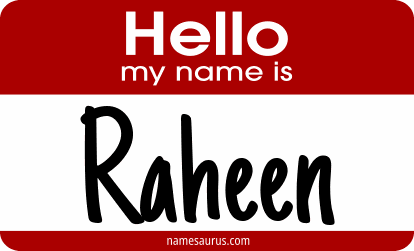 Hello my name is Raheen png download