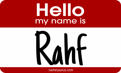 Hello my name is Rahf png download