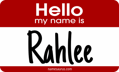 Hello my name is Rahlee png download