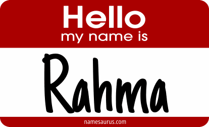 Hello my name is Rahma png download