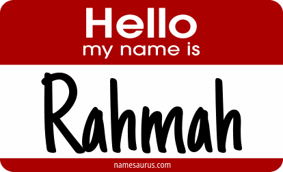 Hello my name is Rahmah png download