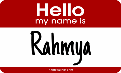 Hello my name is Rahmya png download