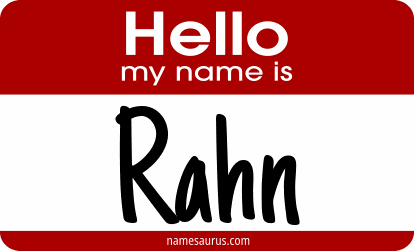 Hello my name is Rahn png download