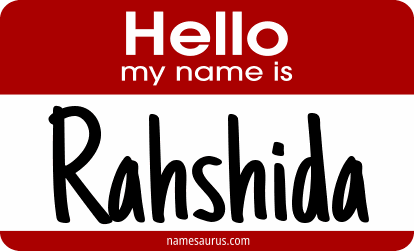 Hello my name is Rahshida png download