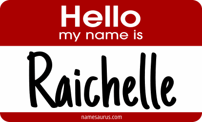 Hello my name is Raichelle png download