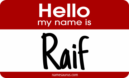 Hello my name is Raif png download