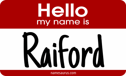 Hello my name is Raiford png download