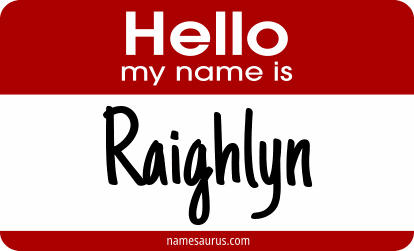 Hello my name is Raighlyn png download