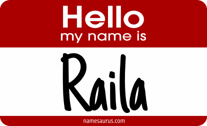 Hello my name is Raila png download