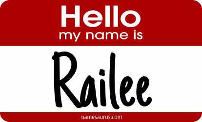 Hello my name is Railee png download