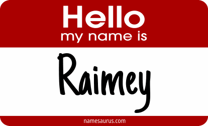 Hello my name is Raimey png download