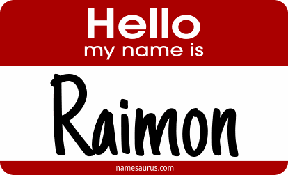 Hello my name is Raimon png download
