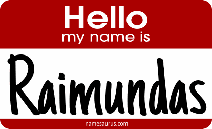 Hello my name is Raimundas png download