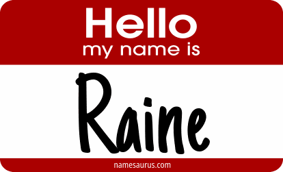 Hello my name is Raine png download