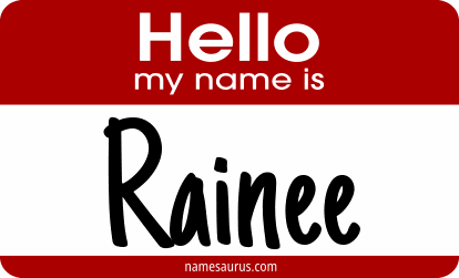Hello my name is Rainee png download
