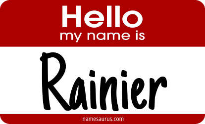 Hello my name is Rainier png download