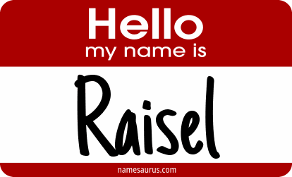 Hello my name is Raisel png download