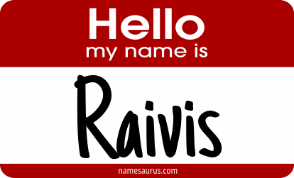 Hello my name is Raivis png download