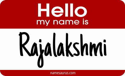 Hello my name is Rajalakshmi png download