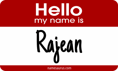 Hello my name is Rajean png download