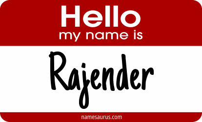 Hello my name is Rajender png download
