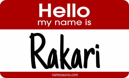 Hello my name is Rakari png download
