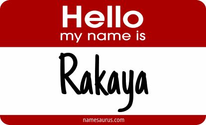 Hello my name is Rakaya png download