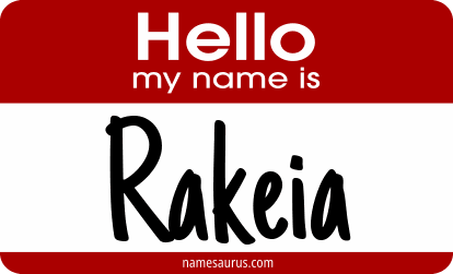 Hello my name is Rakeia png download