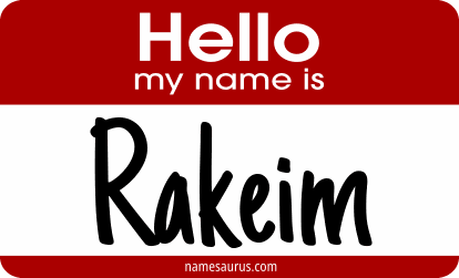 Hello my name is Rakeim png download