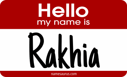 Hello my name is Rakhia png download