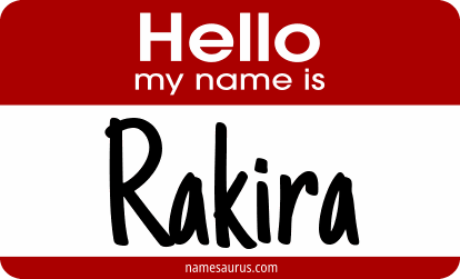 Hello my name is Rakira png download