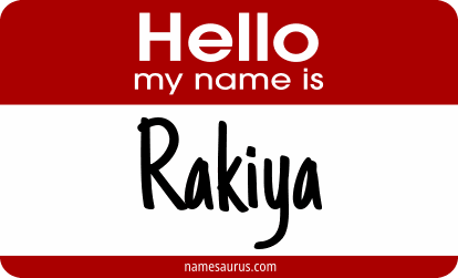 Hello my name is Rakiya png download