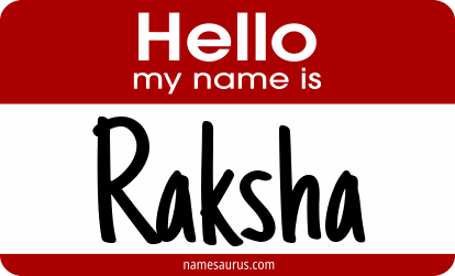 Hello my name is Raksha png download