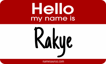Hello my name is Rakye png download