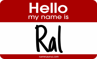 Hello my name is Ral png download