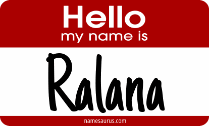 Hello my name is Ralana png download