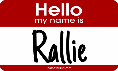 Hello my name is Rallie png download