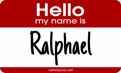 Hello my name is Ralphael png download