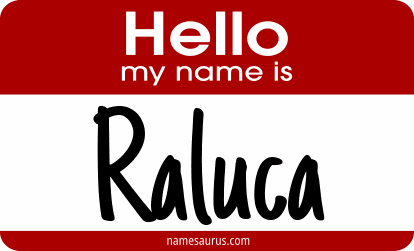 Hello my name is Raluca png download
